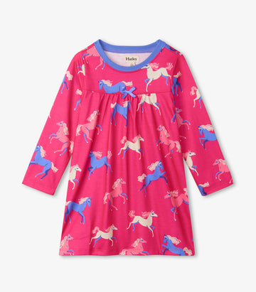 Horses Long Sleeve Nightdress